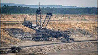 In 2008, Czechia began flooding the lignite mine created after the old city of Most was demolished for coal; by 2014 the pit held 70.5 billion litres of water, forming a 309-hectare lake up to 75 metres deep