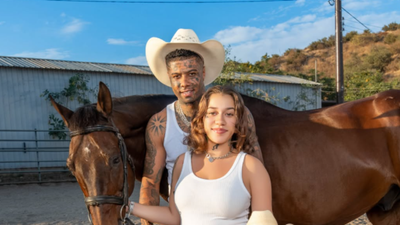 Blueface’s livestream takes shocking turn as police detain rapper at gunpoint days after son’s birth