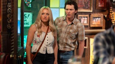 Someone Finally Asked Emily Osment What It's Like To Film An Age Gap Marriage On Georgie & Mandy