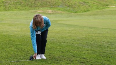 A Fellow Player Measured Two Club-Lengths Instead Of One And Took Her Stroke. Is That A Penalty?