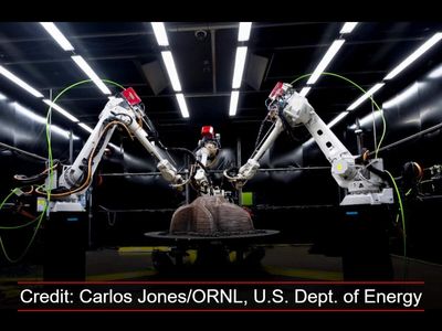 Oak Ridge and Tennessee used 3 robotic welding arms to print a 3-by-5-foot steel pressure vessel, tackling America’s forging shortage; the program now targets nuclear parts weighing 10,000 pounds or more