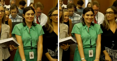 “Green Dress Lady” From Lindsay Clancy Trial Identified After Viral Video Sparks Backlash