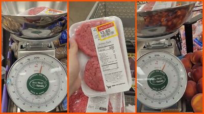 Kroger customer weighs $3.60 ground beef after noticing per-pound sale label: ‘that’s a scam’