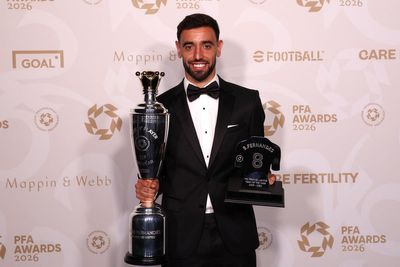 Bruno Fernandes crowned PFA player of the year as Arsenal stars snubbed