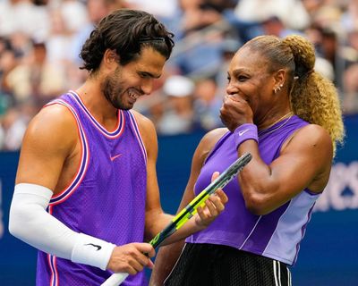 Serena Williams thrills New York crowd on US Open return with Carlos Alcaraz