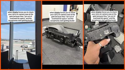 Woman allegedly forced by Delta Airlines to check in camera at the gate. Shs soon finds equipment worth $14.5K destroyed: ‘Running it over with a truck’