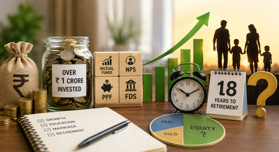 Over Rs 1 crore invested in mutual funds, NPS, PPF and FDs: Should this PSU banker increase equity exposure with 18 years to retirement?