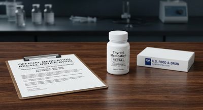 Vitruvias Therapeutics Thyroid Tablet Recall: 'Superpotent' Pills Risk Elderly and Pregnant Patients