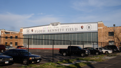 Work began in 1928 on New York City’s first municipal airport; today, Floyd Bennett Field spans more than 1,300 acres of grassland and marsh
