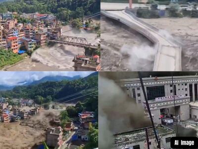 Nepal flash flood videos: Watch how tonnes of gushing muddy water swept away everything in seconds