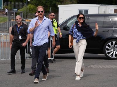 Prince Harry, Meghan and children Archie and Lillibet arrive back in Britain