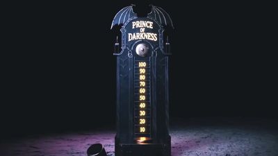 "You're going to see an oversized bat eat the head off of a human." Take a look inside Universal Studios' Ozzy Osbourne: Prince of Darkness haunted house