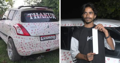 Man Faces Legal Trouble After Girlfriend Leaves 3,400 Lipstick Kiss Marks On His Car