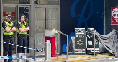 Police seal off entrance to city centre shop as man dies outside store