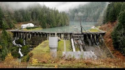 In 1992, Congress authorized the removal of 2 dams that had blocked salmon for a century. 24 years later, the Elwha River once again flowed freely from the Olympic Mountains to the sea