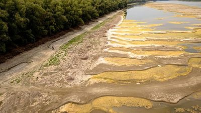 Drought exposes fossils and wartime shipwrecks along Danube River
