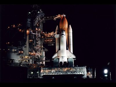 In 1997, NASA launched Columbia to study undercooled molten metals in microgravity; the STS-83 mission also carried experiments on sintering and fire behavior
