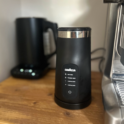 This slim Lavazza milk frother saved me £5 a day on iced coffees this summer – it's the upgrade every compact kitchen cafe needs