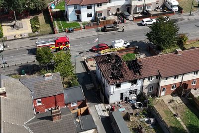 Murder investigation ongoing following house fire a mile from A66 crash site