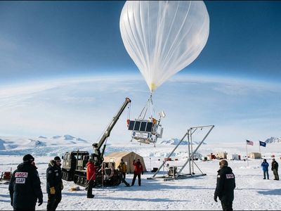 In 2013, balloons were launched by NASA near the North and South poles to study X-rays in Earth’s atmosphere