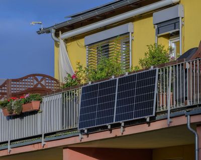 Plug-in balcony solar panels to go on sale in UK for first time
