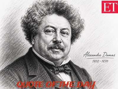 Quote of the Day by French novelist Alexandre Dumas: ‘Life is a storm, my young friend. You will bask in the sunlight one moment, be shattered on the rocks the next. What makes you a man is…’