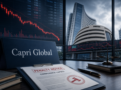 Capri Global shares slip 3% after NSE, BSE impose Rs 74,000 penalty for compliance lapses
