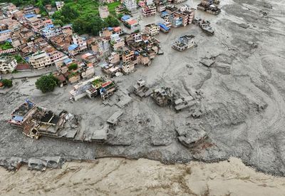 How the deadly Nepal and Tibet flash flood unfolded – a visual guide