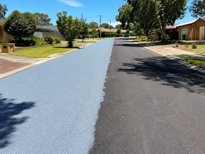 Scientists tested reflective pavement through an Australian summer, and the road surface stayed cooler, but midday radiant heat increased above it