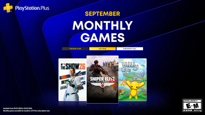 PlayStation Plus September 2026: 'MLB The Show 26,' 'Sniper Elite: Resistance' Among the Free Games