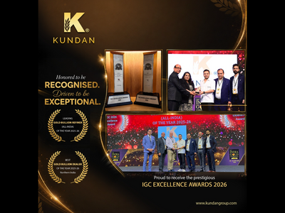 Kundan Refinery Wins Two Awards at IGC Excellence Awards 2026, Marking a Decade of Continued Recognition