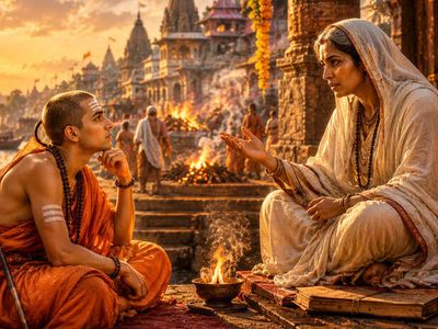 What Shankaracharya Learned From a Woman at Manikarnika