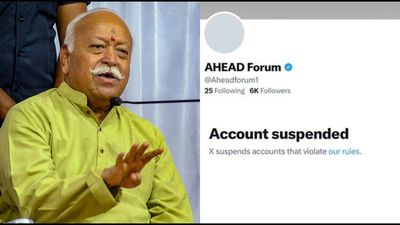 RSS chief Mohan Bhagwat's US event organiser AHEAD’s X account restored after brief suspension