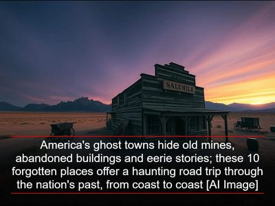 America's ghost towns hide old mines, abandoned buildings and eerie stories; these 10 forgotten places offer a haunting road trip through the nation's past, from coast to coast
