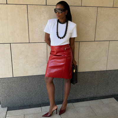 Very Few Shoes Actually Look Good With Knee-Length Skirts—This One Style Always Works