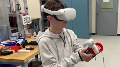 Meet Scott Merrow, the 14-year-old New Hampshire gamer who built a 3D-printed adaptive VR controller after he found he could not grip the standard left-hand controller