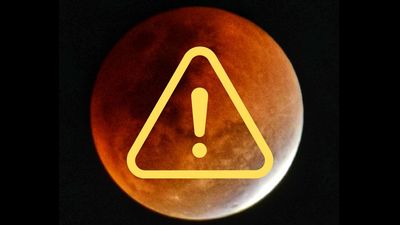 An impressive partial lunar eclipse will turn the moon an eerie red for millions of people tonight