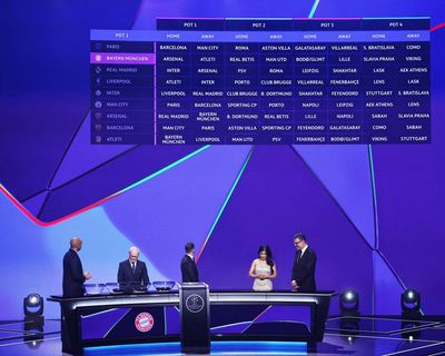 Champions League draw: Arsenal face Real Madrid, Man City get Barcelona and PSG