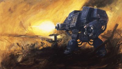 Total War: Warhammer 40k will let you stuff your 'almost dead' Space Marine characters into Dreadnoughts so they can keep fighting