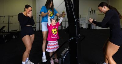 Little Lola's cancer journey inspires community to burn off the calories