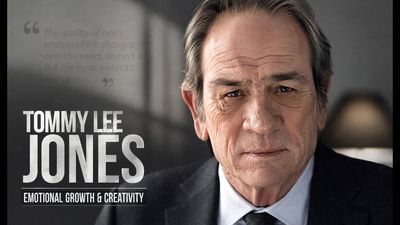 Quote of the day by Tommy Lee Jones: “The quality of one’s emotional life changes over the years, doesn’t it? But...” — Timeless life lessons from an inspiring quote on emotional growth, hope, creativity, self-understanding, purpose, and how changing emotions can reveal what truly keeps us moving forward.