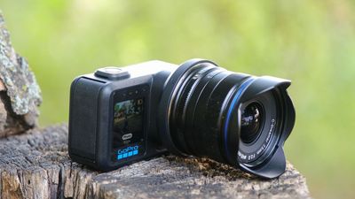 The GoPro Mission 1 Pro ILS is the smallest mirrorless camera yet – but it’s so small, it can’t use lenses heavier than this without help