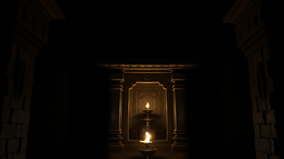 Why Temple Sanctums Are Built in Total Darkness and What It Does to Your Perception
