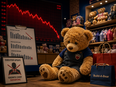 US Stock Market: Build-A-Bear shares plunge after retailer cuts revenue outlook, fires growth chief