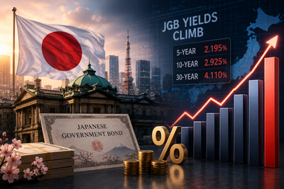 Global Market: Japanese bond yields rise as weak auction, inflation concerns weigh