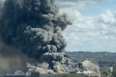 Wembley fire latest: Huge plume of smoke over London as blaze near stadium and Ikea sparks rail chaos