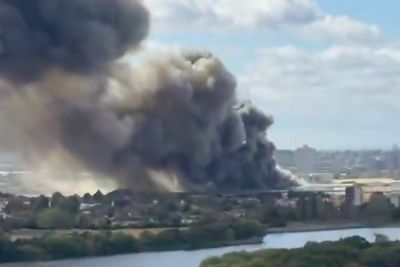 Wembley fire: 125 firefighters battle huge blaze at industrial estate