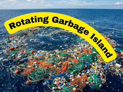 Rotating garbage island bigger than many countries is floating in Pacific: This 1.6 million sq km patch contains 1.8 trillion pieces of plastic & is causing serious harm to nature