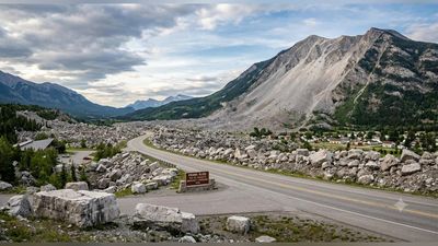 In 1903, 110 million tonnes of rock fell on a sleeping Canadian town in two minutes; even now, part of Frank remains buried beneath the mountain