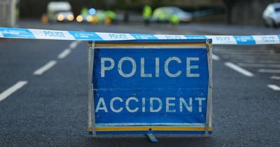 Busy road in Scottish town closed following crash involving police vehicle